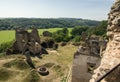 ZvÃÂ­Ãâ¢etice - Renaissance chateau and castle ruin Royalty Free Stock Photo